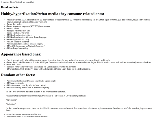 Randomfacts screenshot