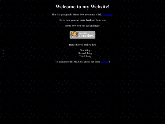 test screenshot