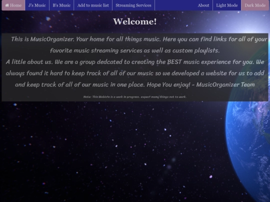 Homepage screenshot