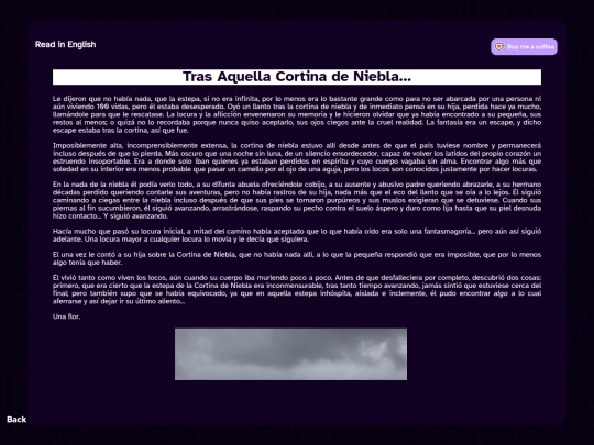 Stories/Works/Niebla screenshot