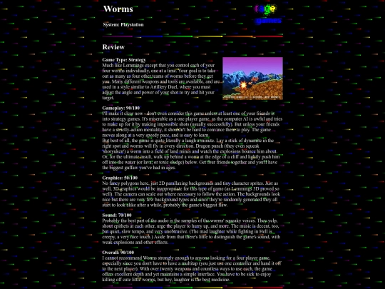 worms screenshot