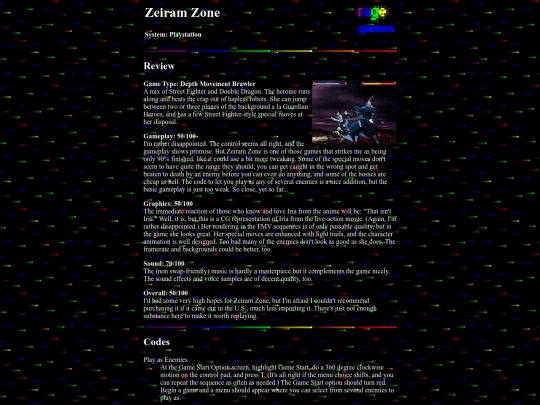 zeiramzone screenshot