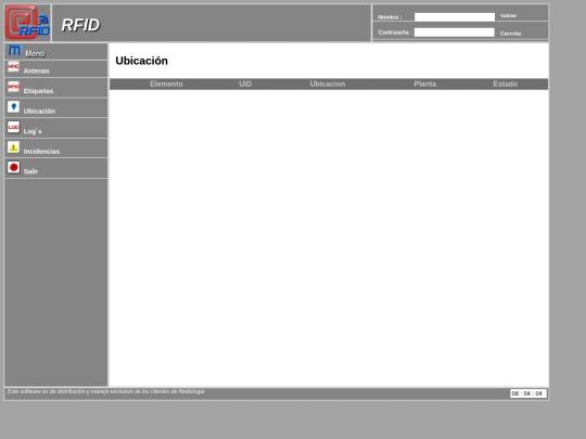 RFID/ubicacion screenshot
