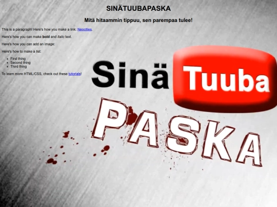 index screenshot