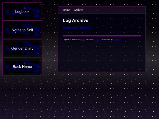 zonelet/logbook-archive screenshot