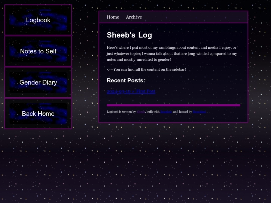 zonelet/logbook screenshot