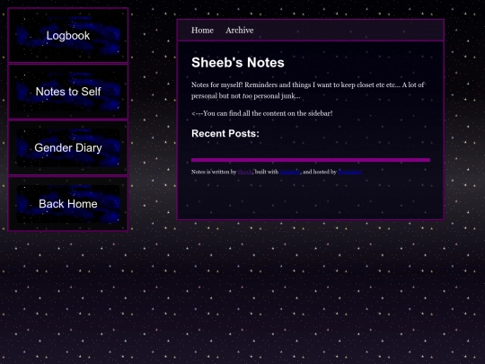 zonelet/notes screenshot