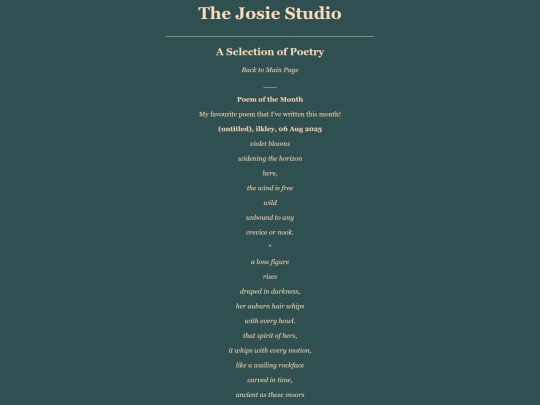 Side Pages/PoetryandProse screenshot