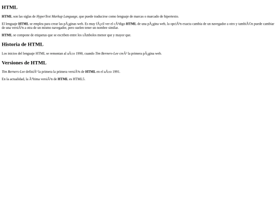 Facultativa/js /HTML screenshot