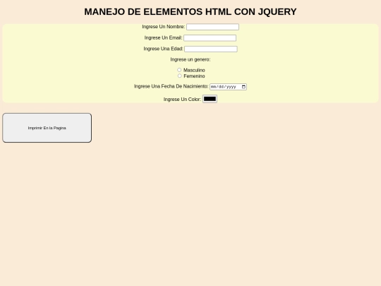 PrácticaJQuery/Formulario/Formulario screenshot