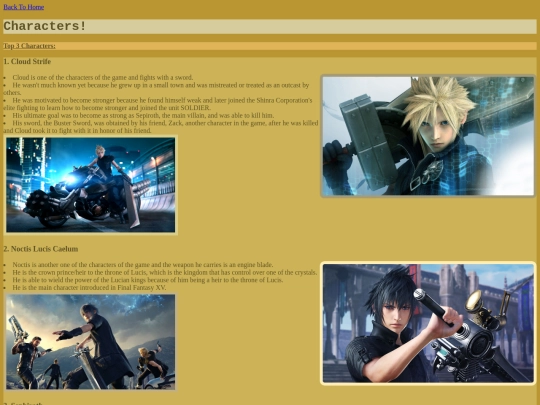 characters screenshot