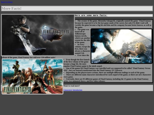 facts screenshot