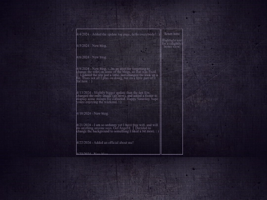 update-log screenshot