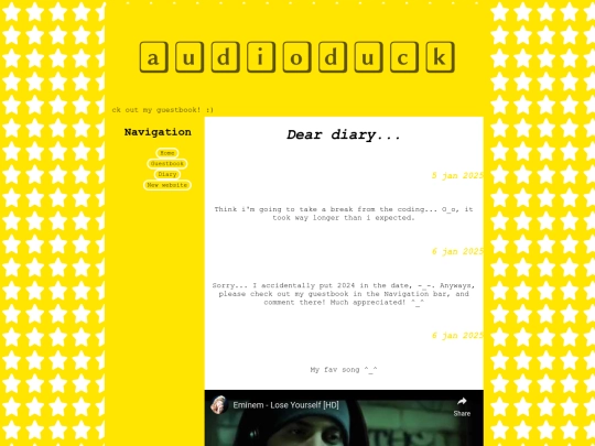 old/olddiary screenshot