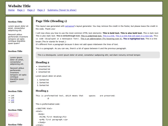 index screenshot