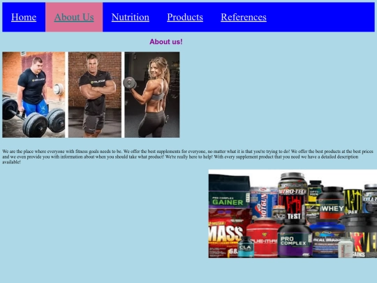 Website/About screenshot
