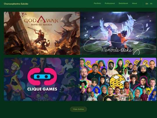 portfolio screenshot