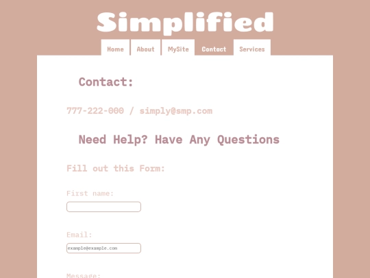 contact screenshot