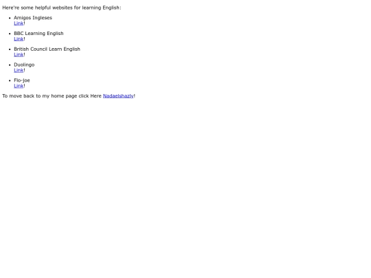 UsefulWebResourcesforLanguageLearners screenshot