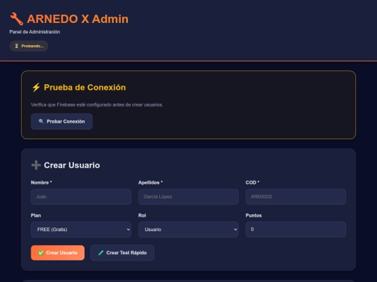 arnedox/panelcontroladmin2026qorix screenshot