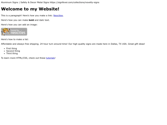 index screenshot