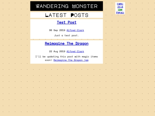 blog screenshot