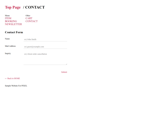 contact screenshot