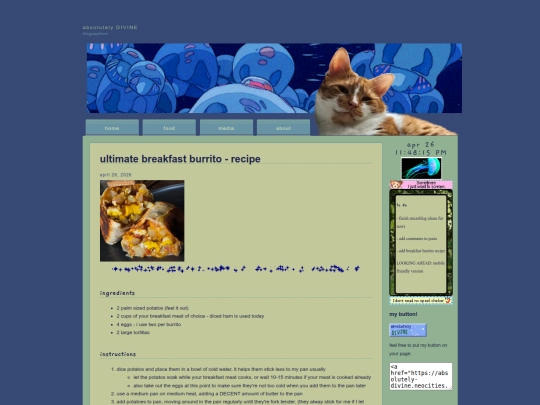 post/breakfastburrito screenshot