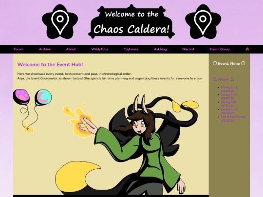 events/hub screenshot