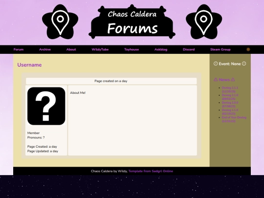 forum/user screenshot