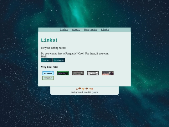links screenshot