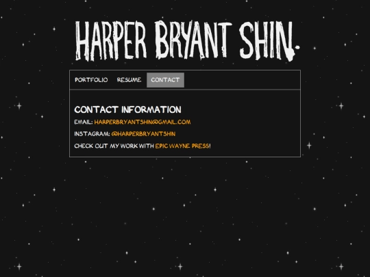 contact screenshot