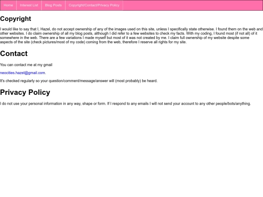 copyright screenshot