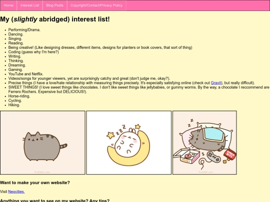 interestlist screenshot