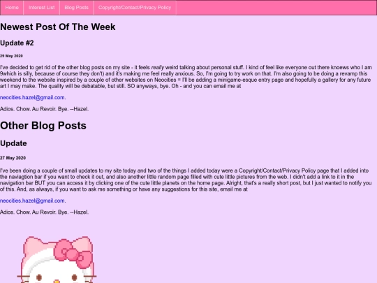 newblogpost screenshot