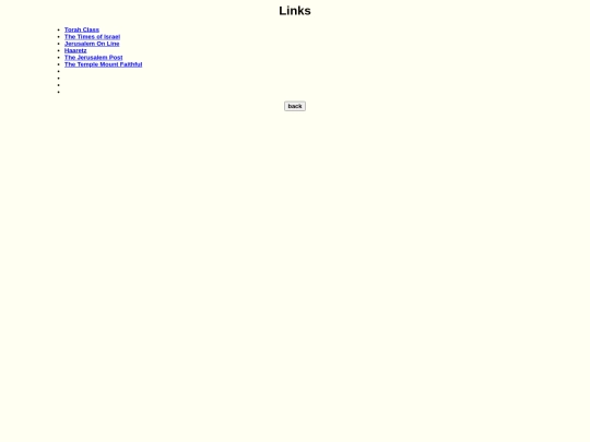 links screenshot