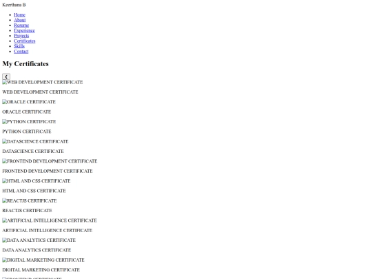 Portfolio/certificate screenshot