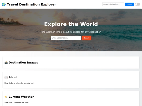 Travel screenshot