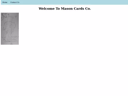 MasonCardCo/home screenshot