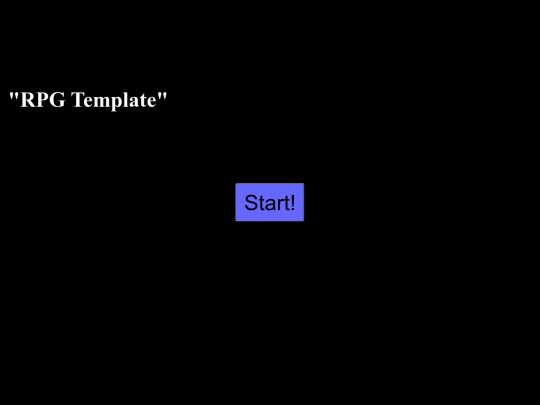 RPG Game Template screenshot