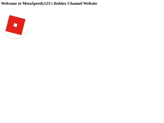 Roblox Channel/home screenshot