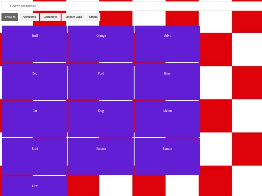 Pages/videos screenshot