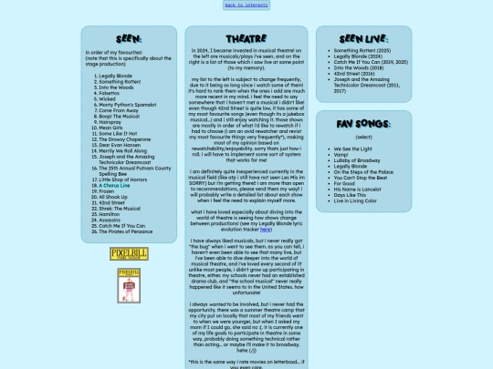 interests/theatre screenshot