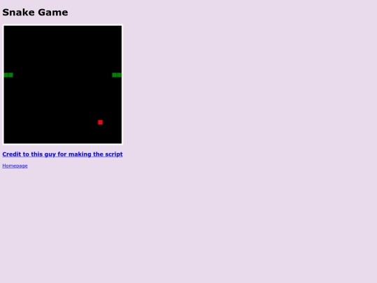 snake screenshot