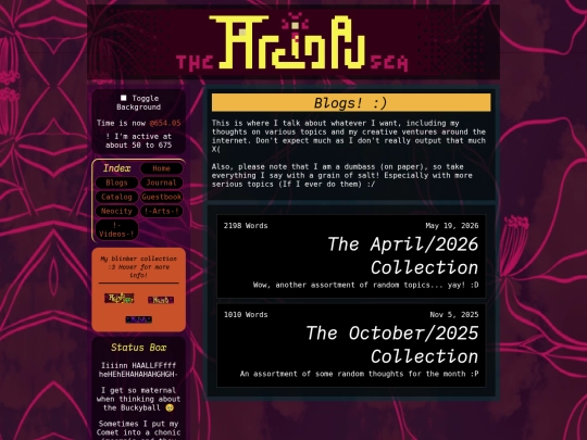 blogs screenshot