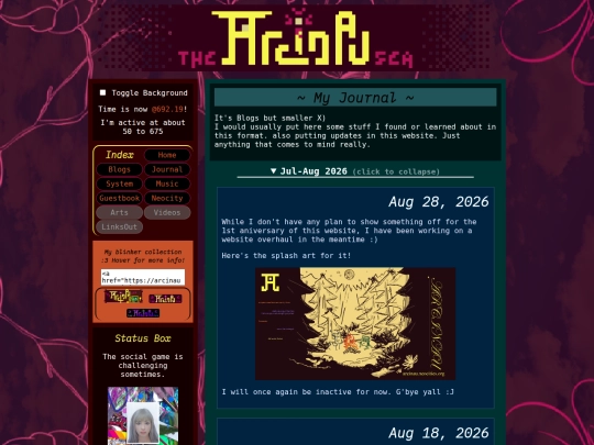 journal screenshot