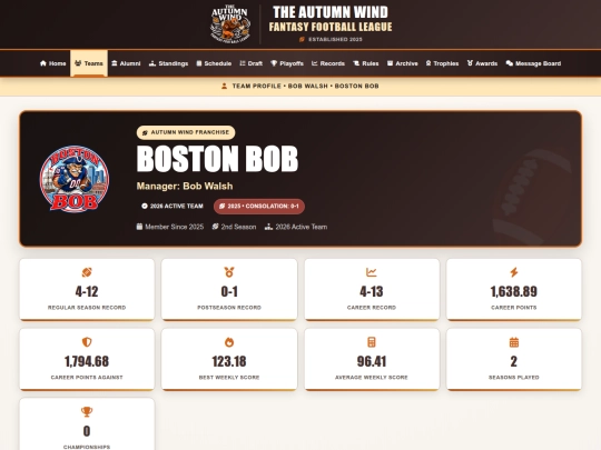pages/teams/bob screenshot