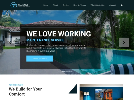 web-templates/free-downloaded/bluesky screenshot