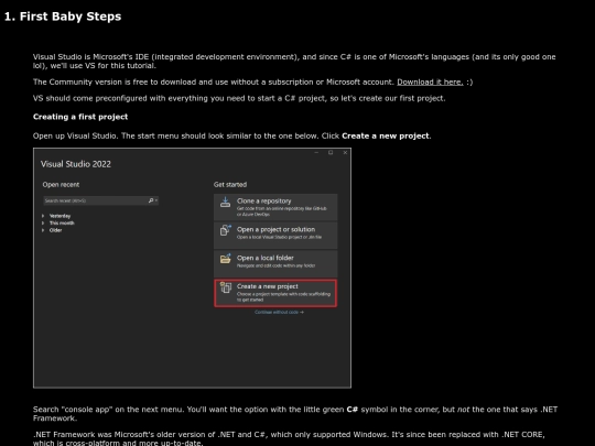 first-project screenshot