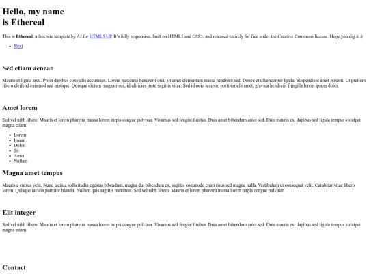 index screenshot